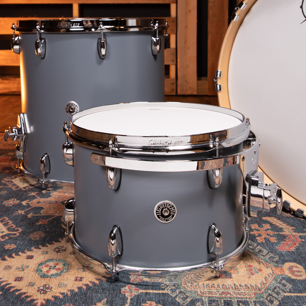 Gretsch Brooklyn 3-Piece Shell Pack, 22-Inch Kick - Steel Grey