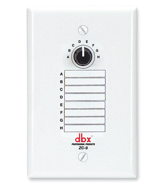 DBX Professional ZC-9 ZonePRO 8 Position Zone Controller