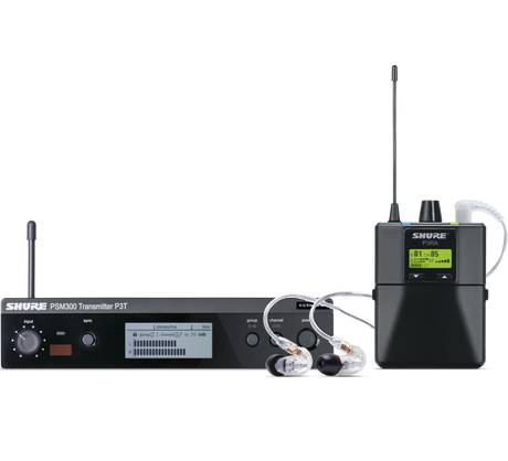 Shure PSM300 P3TRA215CL Wireless In-Ear Monitor System - H20 Band - New