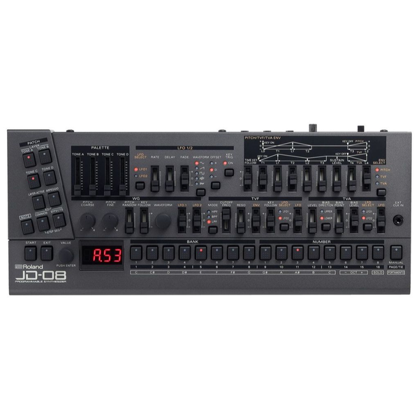 Roland　JD-08 Roland JD-08 Boutique JD-800 Style Synthesizer Sound Module