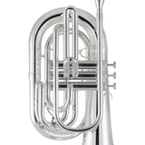 King KMB412S Performance Marching Baritone Horn - Silver-Plated