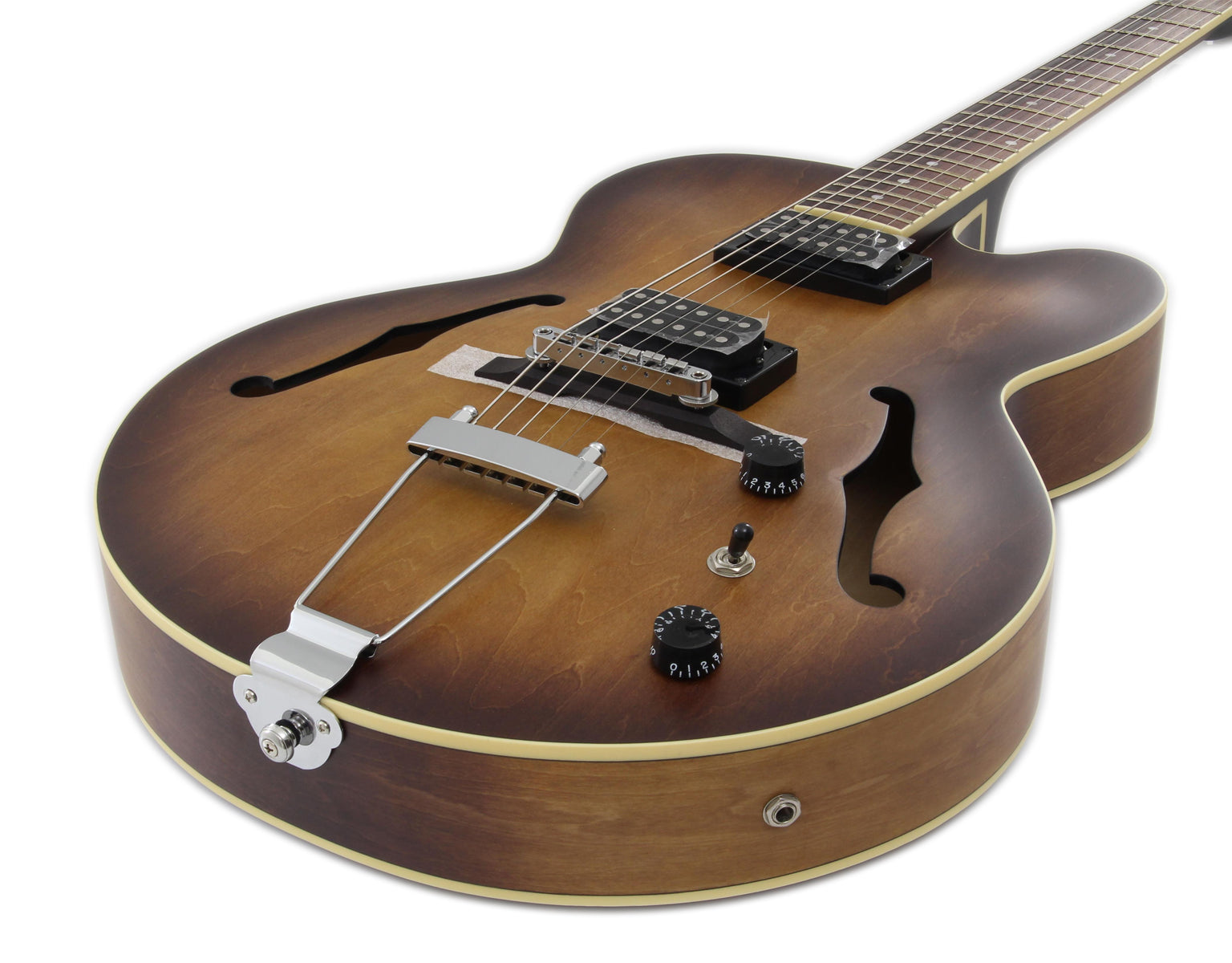 ibanez artcore af55 hollow body electric guitar tobacco flat 2018 Hollowbody Ish Guitars hollow body construction means there are no sound blocks in the body Ibanez Artcore AF55TF 6-String Electric By specific illustrations