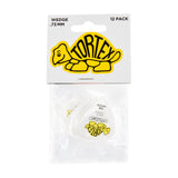 Dunlop Tortex Wedge Pick - 0.73mm - White (12-Pack)