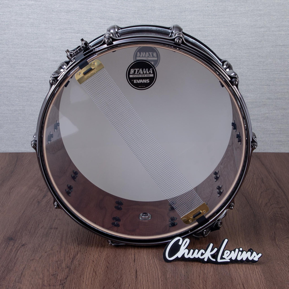 Tama 7 x 14-Inch Starclassic Walnut/Birch Snare Drum - Gloss Black Walnut Burl