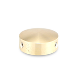 Barefoot Buttons V1 Standard Footswitch Button, Brass - For Common 3PDT Switches