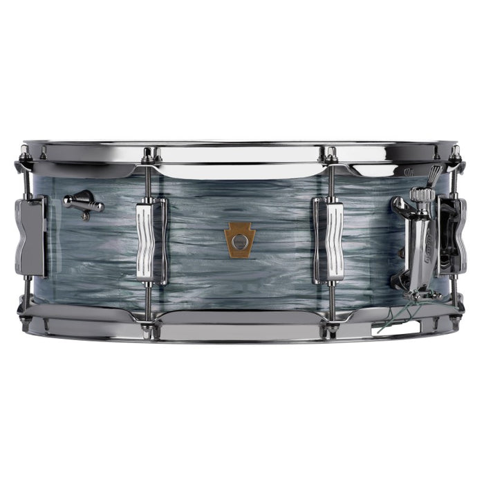 Ludwig 14"x5.5" Legacy Mahogany Jazz Fest Snare Drum - Vintage Blue Oyster - New,Vintage Blue Oyster