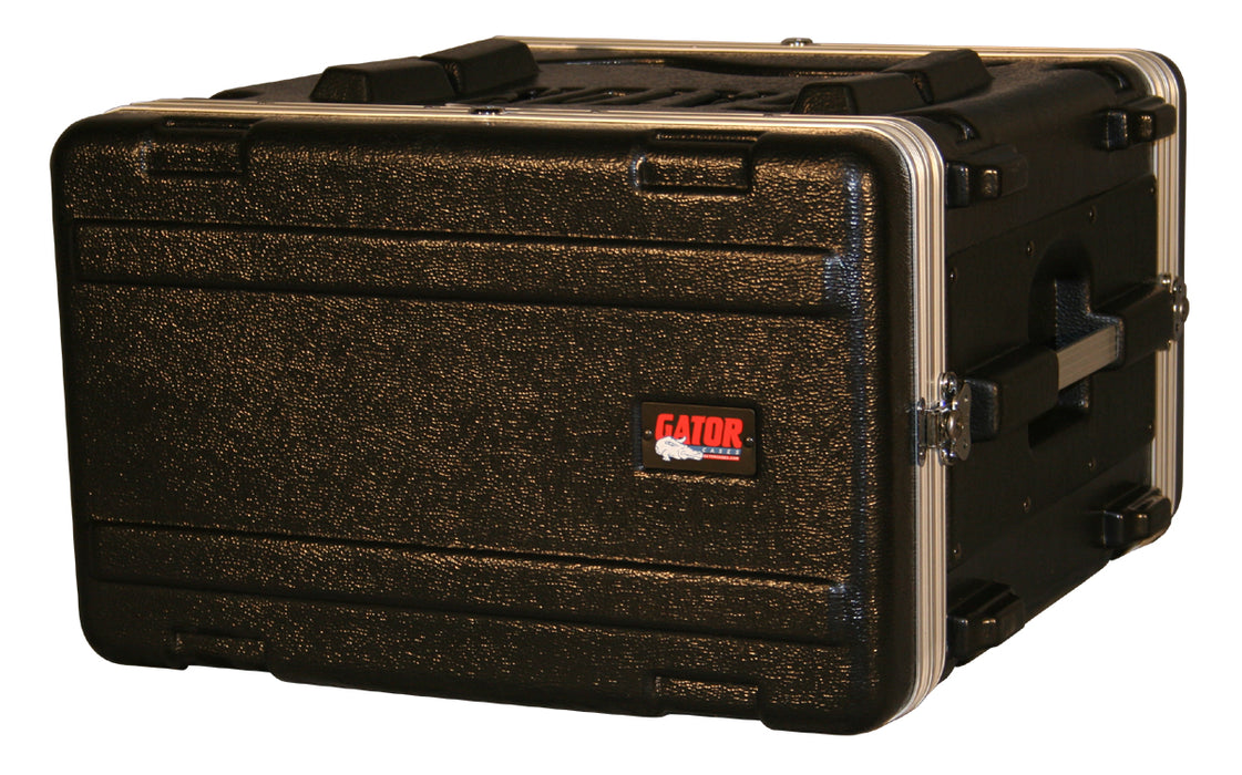 Gator Cases GR-6L Molded PE Locking Rack Case With Front And Rear Rails 6U x 19" Deep - Preorder