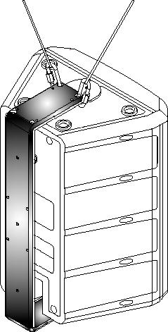 Electro-Voice MB200 Wall Ceiling U Mount For Sx100/Sx300 Black - Mint, Open Box