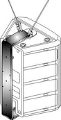 Electro-Voice MB200 Wall Ceiling U Mount For Sx100/Sx300 Black - Mint, Open Box