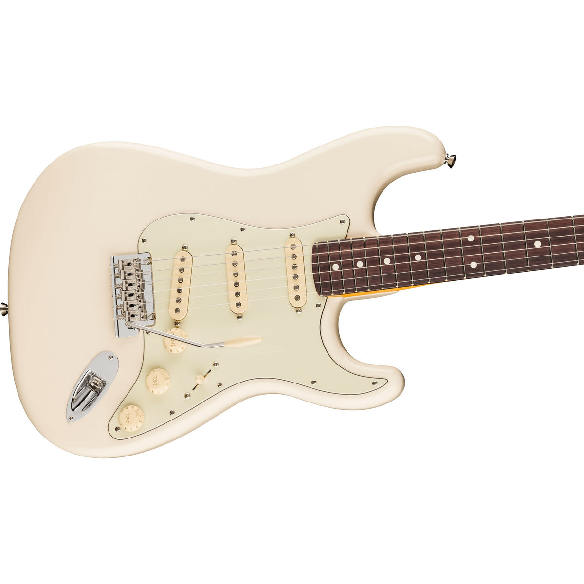 Fender American Professional Stratocaster Electric Guitar, Rosewood Fingerboard - Olympic White