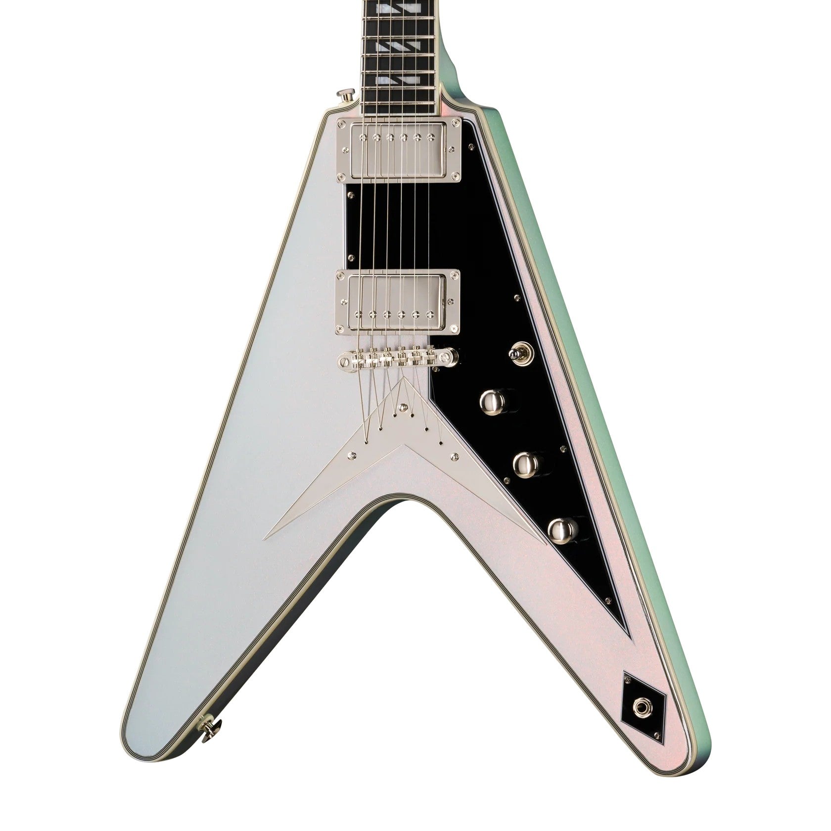 Epiphone Futura Flying V Custom Electric Guitar - Quicksilver