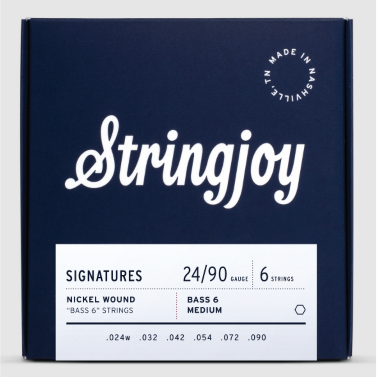 Stringjoy Signatures Bass VI 24-90 Balanced Bass Strings - Medium Gauge