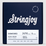Stringjoy Signatures Bass VI 24-90 Balanced Bass Strings - Medium Gauge