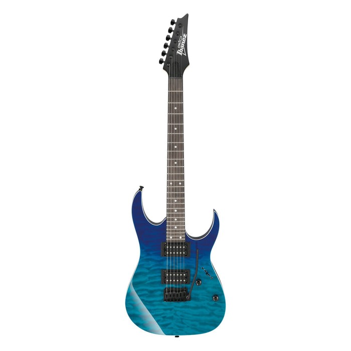 Ibanez 2021 Gio GRG120QASPBGD Electric Guitar - Blue Gradation