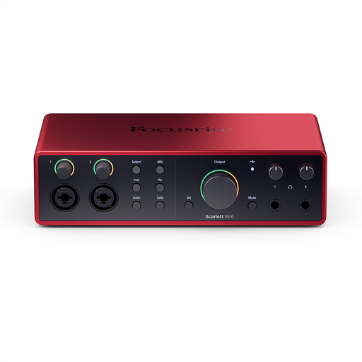 Focusrite Scarlett 16i16 4th Gen 16-In, 16-Out USB Audio Interface with Four 4th Gen Scarlett Mic Preamps - Preorder