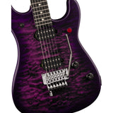 EVH 5150 Series Deluxe QM Electric Guitar, Ebony Fingerboard - Purple Daze - New