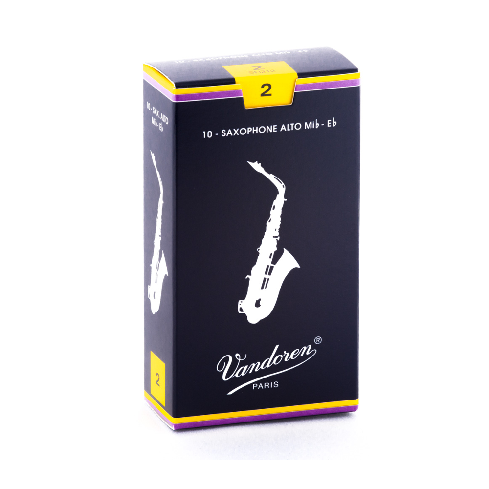 Vandoren Traditional 10-Pack Alto Saxophone Reeds - 2