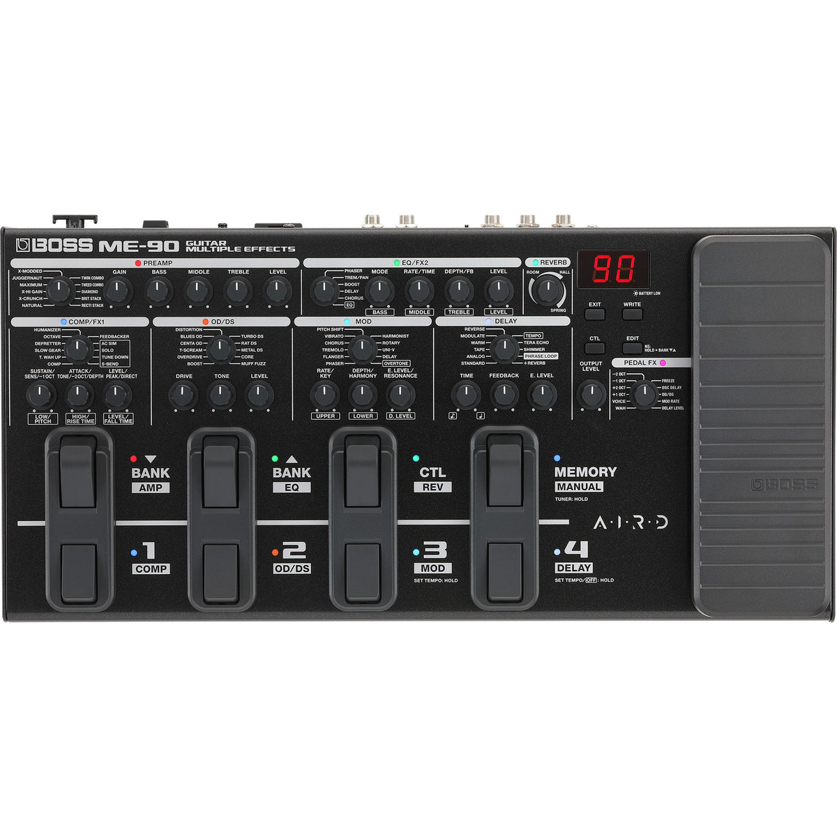 Boss ME-90 Guitar Multi-Effects Pedal - Mint, Open Box