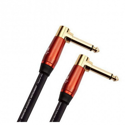 Monster Prolink Acoustic 8 Inch Instrument Cable - Angled to Angled