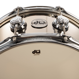 DW Collectors Series 6.5x14 Nickel Over Brass Snare Drum - Chrome Hardware