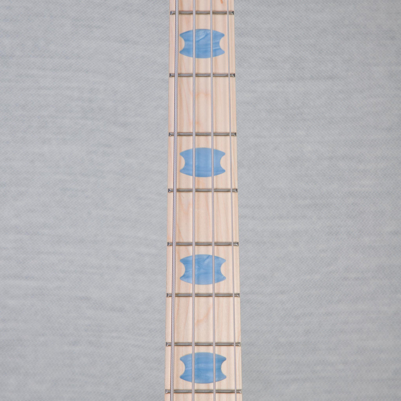 Spector Euro 4 LT Poplar Burl Over Ash Electric Bass Guitar - Faded Light Blue Gloss - CHUCKSCLUSIVE - #]C121NB23305
