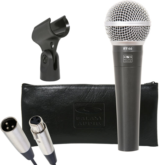 Galaxy Audio RT-66x Dynamic Microphone With 15' XLR Cable