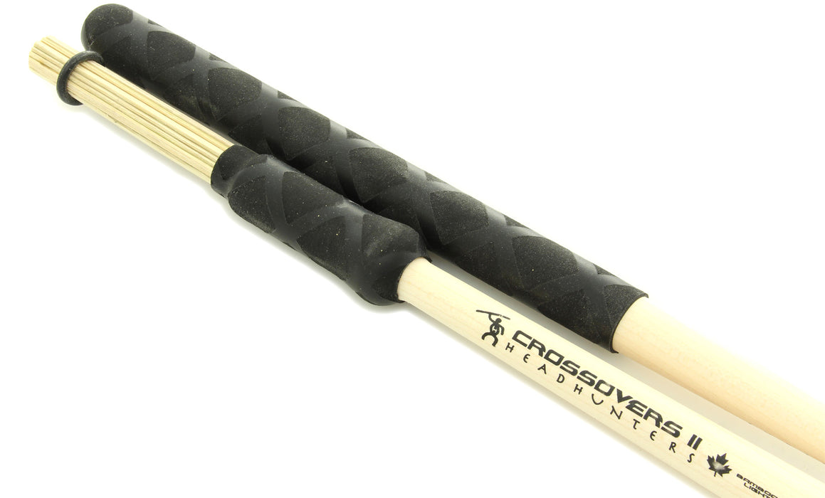 Headhunters Drumsticks Crossovers II Bamboo Light Hybrid Drumstick