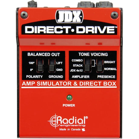 Radial Engineering JDX Direct Drive Guitar Effects Pedal