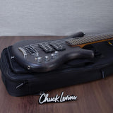 Warwick Corvette 5-String Electric Bass Guitar - Nirvana Black Transparent Satin - #GPS E 013106-24