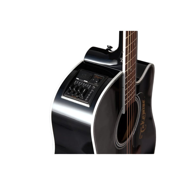 Takamine EF341DX Acoustic Guitar - Gloss Black