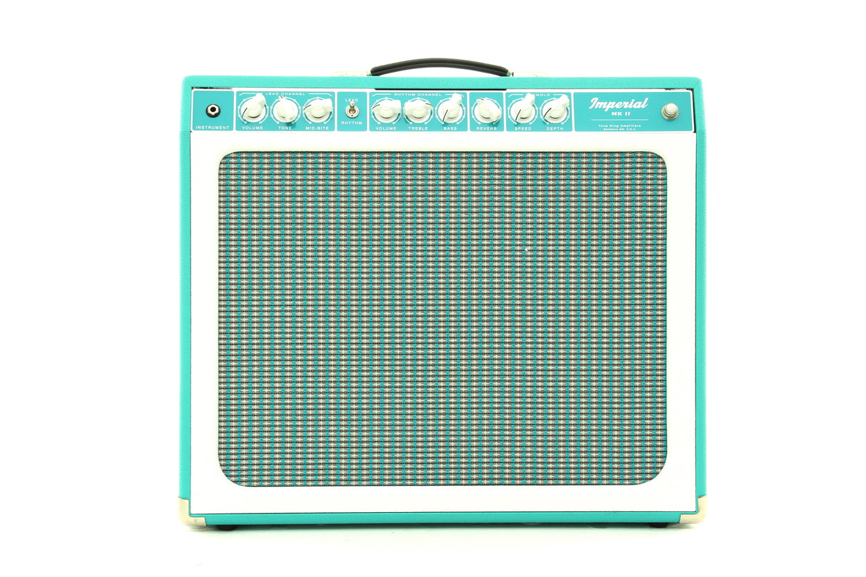 Tone King Imperial MK II 1 x 12" Combo Amplifier - Turquoise/White
