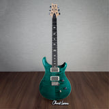 PRS CE24 Flame Maple Electric Guitar, Ebony Fingerboard - Turquoise - CHUCKSCLUSIVE - #230365097
