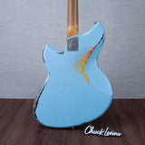 Novo Guitars Dealer Limited Edition Serus J Electric Guitar - FOF Daphne Blue over '64 3TB - #26685