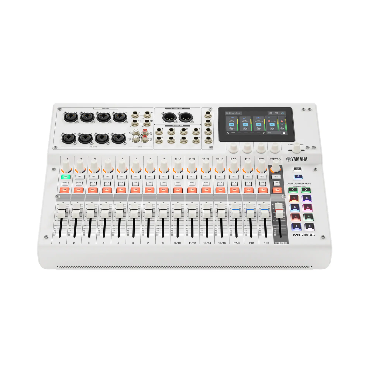 Yamaha MGX16 Digital Mixer - White