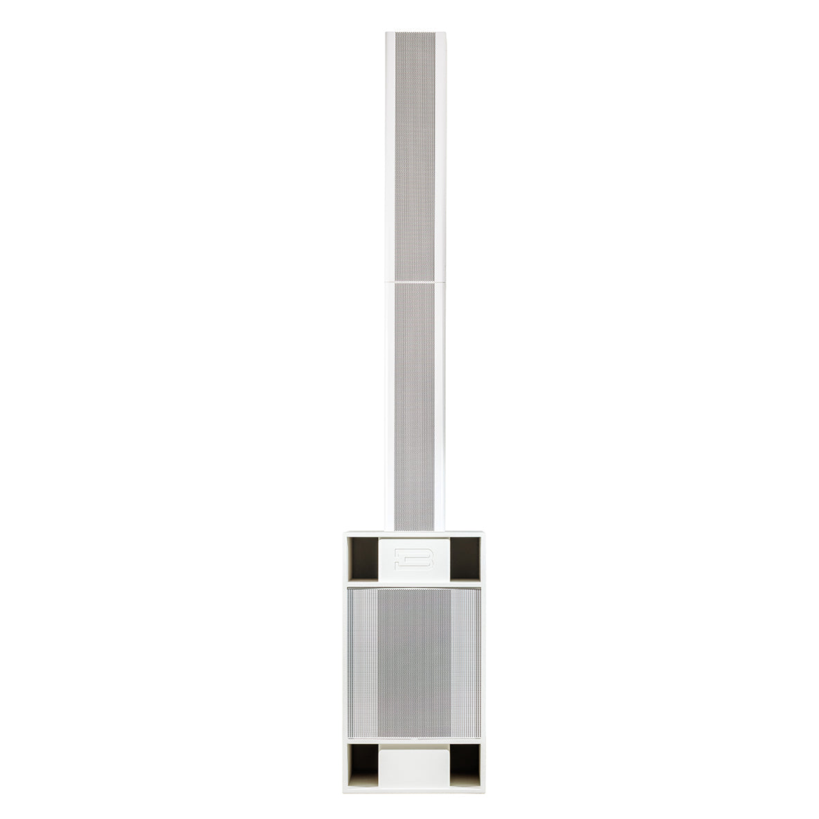 BASSBOSS Sublim8 Column PA Speaker wIth 18-inch Sub - White