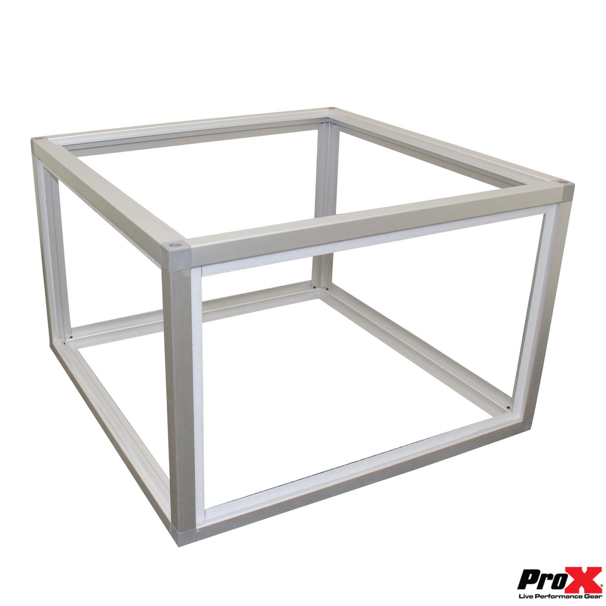 ProX XSA-2X2-16 LUMOStage 2 Foot X 2 Foot X 16 Inch High Acrylic Platform Riser Section W-Clamps and 2 Side Acrylic Covers - New
