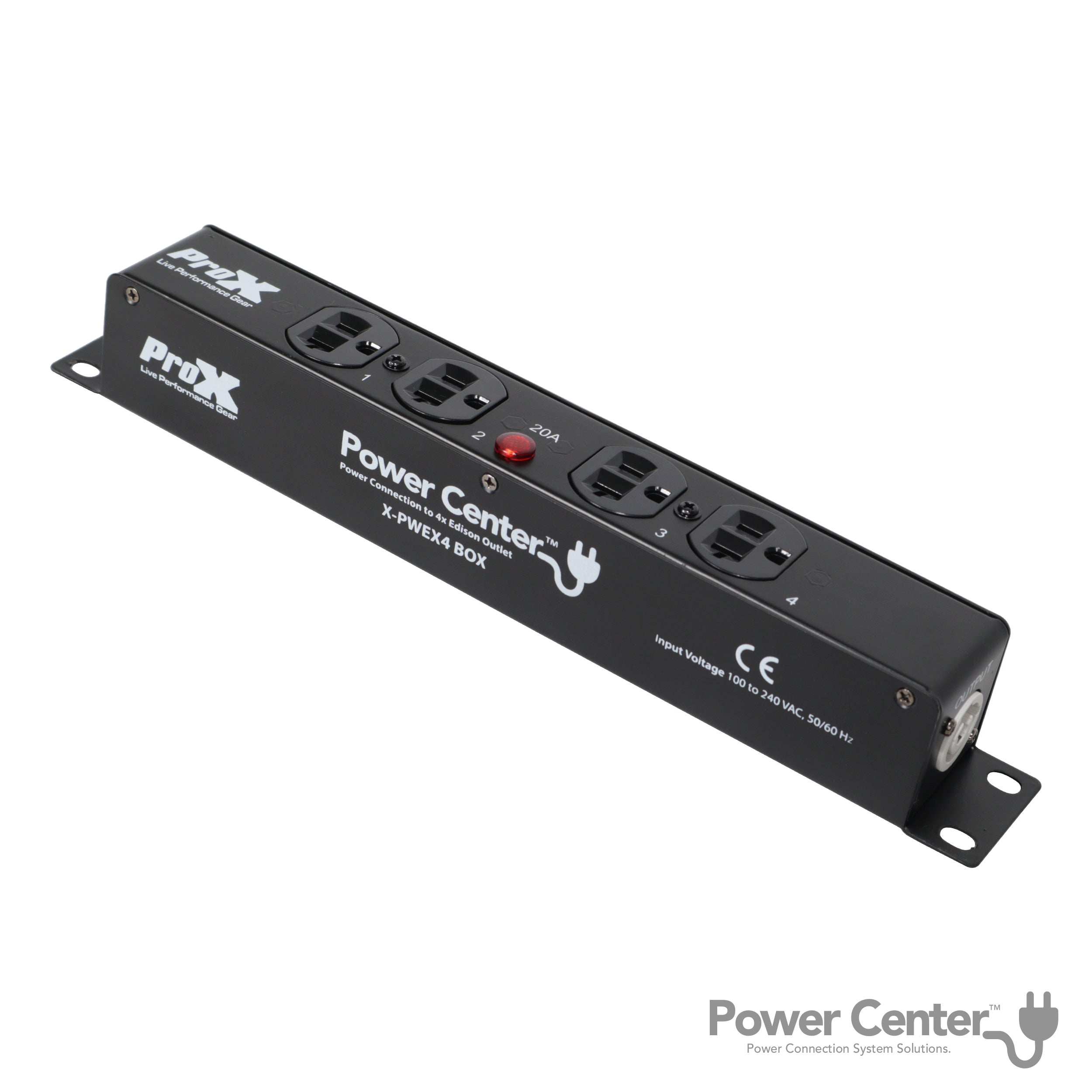ProX X-PWEX4 BOX Power Center Power Connector to 4X Edison – Chuck