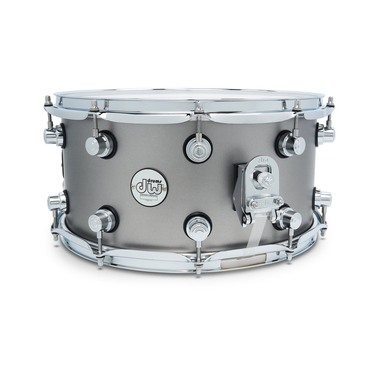 DW 7 x 14-Inch Design Series Limited Edition Snare Drum - Titanium Satin