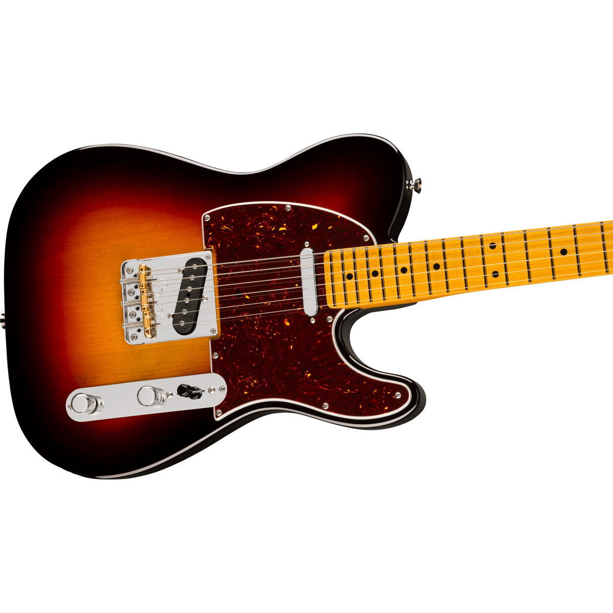 Fender American Professional Telecaster Electric Guitar, Maple Fingerboard - 3-Color Sunburst