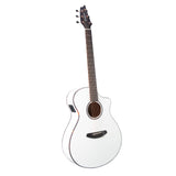 Breedlove Discovery S Concert Acoustic Electric Guitar - Satin White