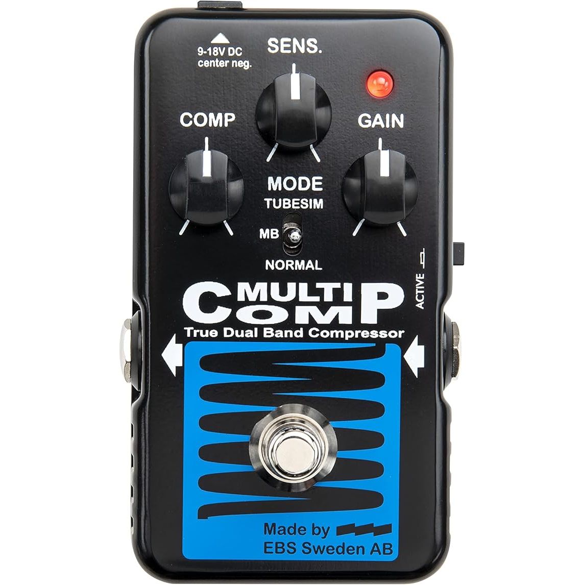 EBS MultiComp Blue Label Bass Compressor Pedal