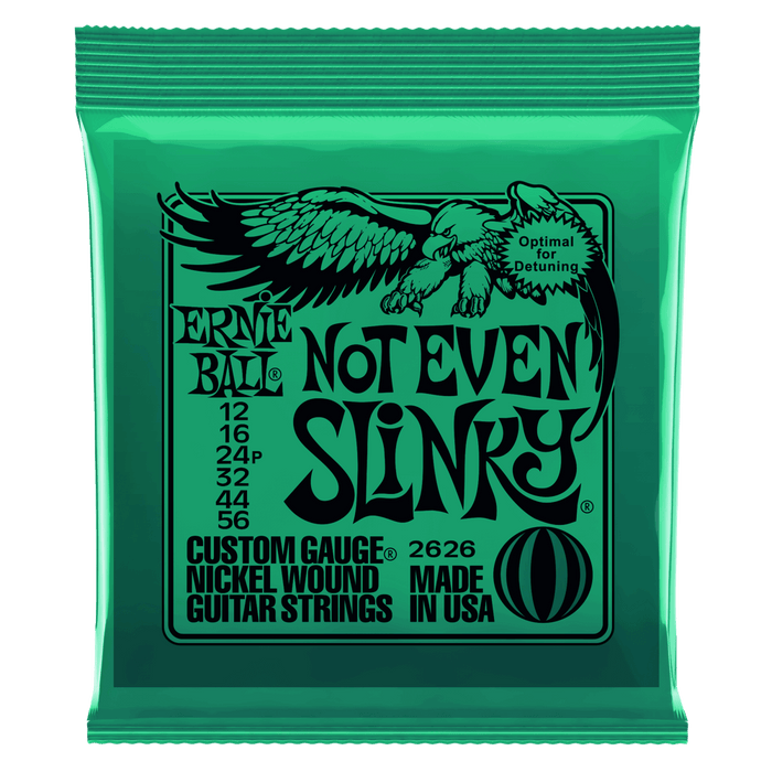 Ernie Ball Not Even Slinky Nickel Wound Electric Guitar Strings .12-.56