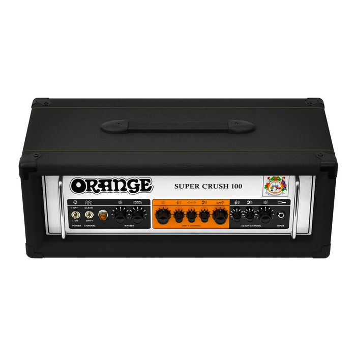 Orange Super Crush 100 Watt Guitar Amplifier Head - Black - New