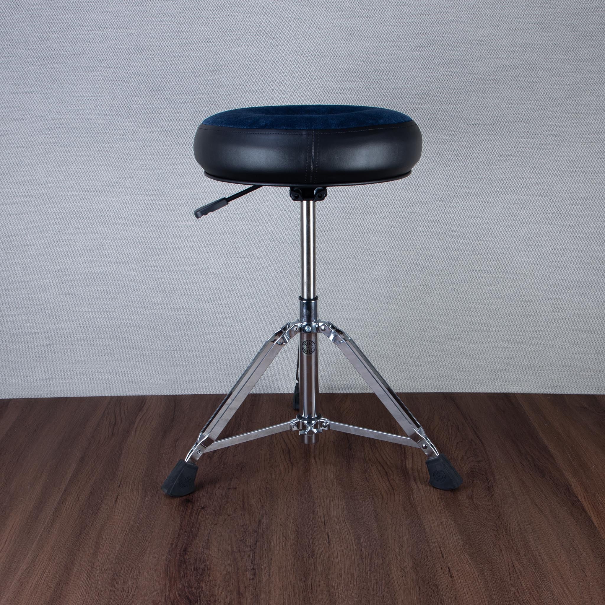 Roc N Soc NR-R-B Nitro Rider Drum Throne, Round Seat - Blue