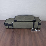 Marcus Bonna Alto and Non-Detachable Curved Soprano Double Saxophone Case - Cationic Green