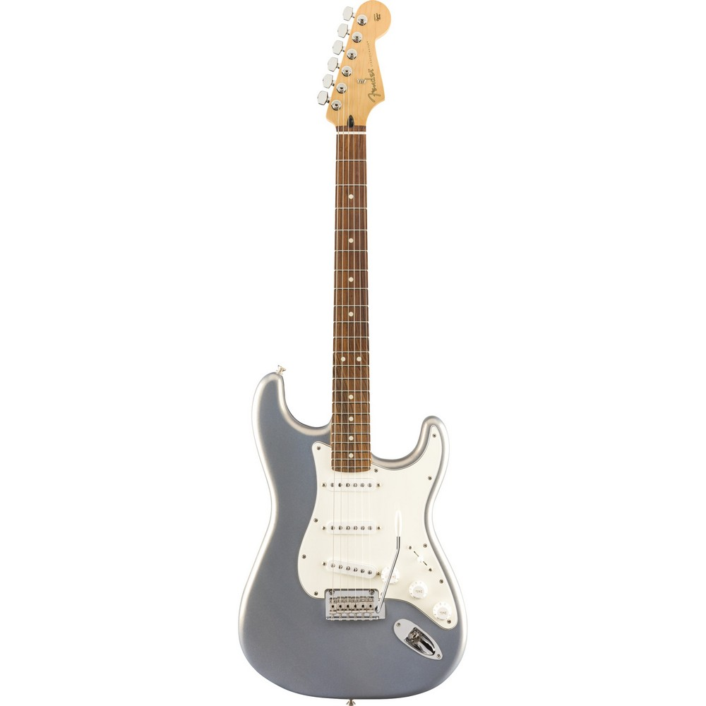 Fender Player Stratocaster Electric Guitar - Silver, Pau Ferro