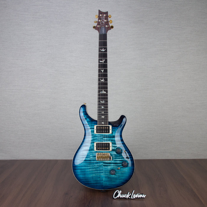 PRS Custom 24 Piezo 10 Top Electric Guitar - Cobalt Blue - #220348919