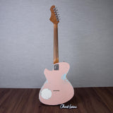 Novo Guitars Solus F2 Electric Guitar - FOF Shell Pink over Sonic Blue - #26047