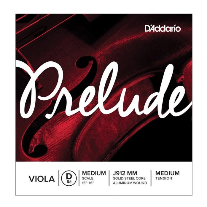 D'Addario Prelude Viola Single D String - Medium Scale J912MM