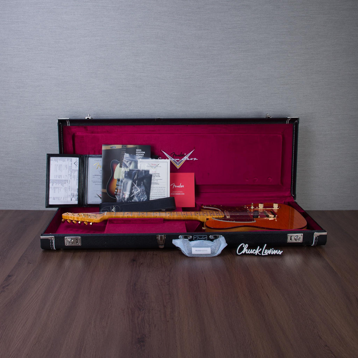 Fender Custom Shop Limited Edition Deluxe AAA Flame Custom Deluxe Telecaster Electric Guitar - Sunset Orange Transparent - #CZ590116